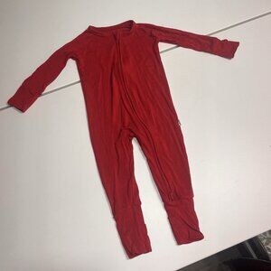 Little Sleepies 3-6 Month Sleeper Red